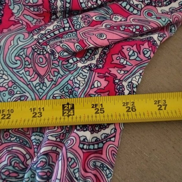 Talbots Multicolor Paisley Long Sleeve Scoop Neck Plus Size Top SZ 3XL - Picture 7 of 9